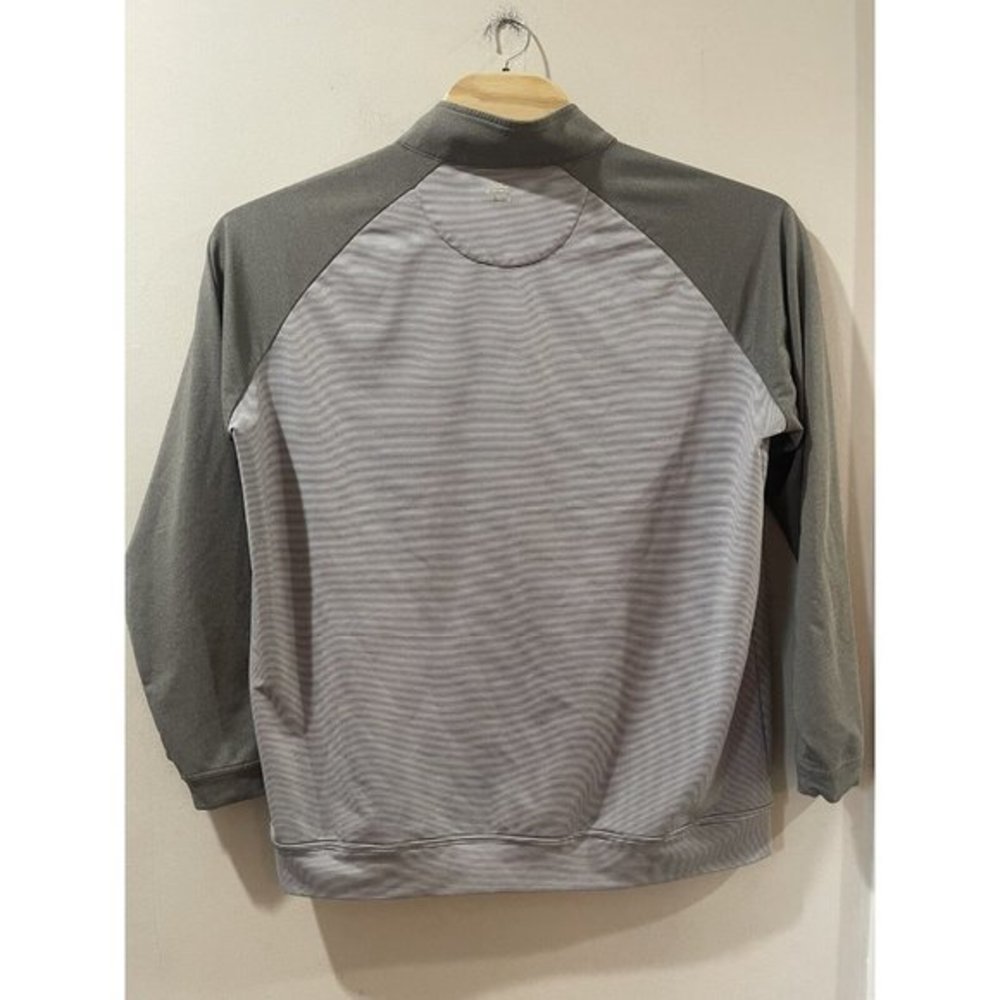 Peter Millar Gray Golf Pullover Half Zip Shirt Sw… - image 2